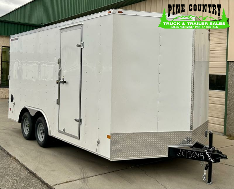 2024 Wells Cargo 8.5x16 7K Cargo Door Trailer Cargo / Enclosed Trailer