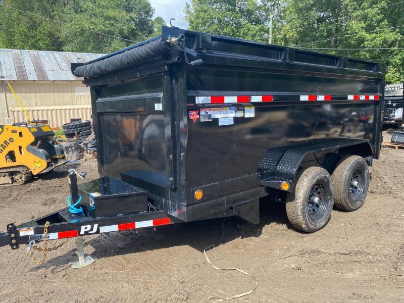 2023 PJ Trailer 6x12 10K 4ft Barn Door Dump Trailer, Ramps and Tarp