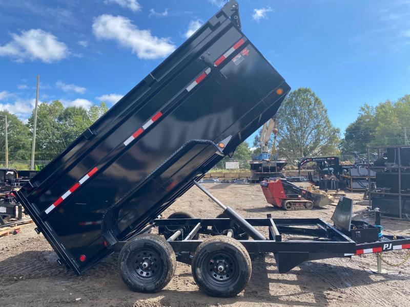 2023 PJ Trailer 6x12 10K 4ft Barn Door Dump Trailer, Ramps and Tarp