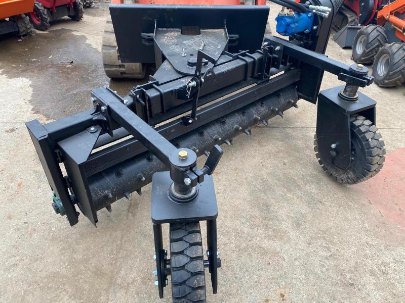 2021 Iron Rhino 72" Power Rake, Soil Cultivator, Harley Rake Skid Steer