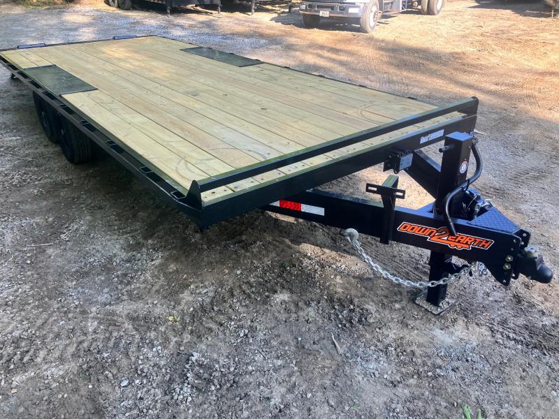 2024 Down To Earth 8.5x20 10k 5 Ton LowPro Flatbed Deckover Trailer