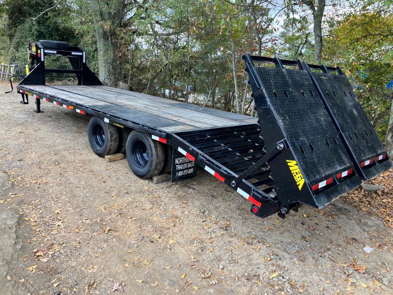 2022 Big Tex 22GN 8.5x25 23.9k 20+5 Mega Ramps Deckover Gooseneck Low