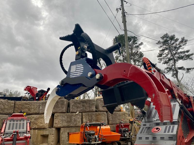 TNA Top Notch Equipment 61 HD Mini Log Grapple 5K Capacity TNAHDMGUM Mini Skid Steer Universal