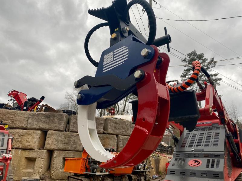 TNA Top Notch Equipment 61 HD Mini Log Grapple 5K Capacity TNAHDMGUM Mini Skid Steer Universal