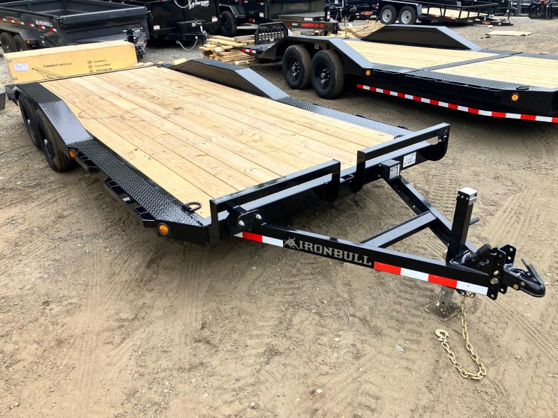 2024 Iron Bull 8.5x20 10K Driveover Fender Equipment / Car Trailer Slide Outs