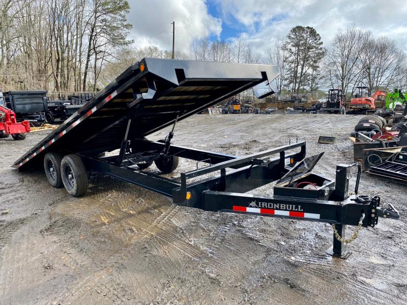 2023 Iron Bull Trailers 8.5x22 8x22 14k 7 Ton Full Power Tilt Dual