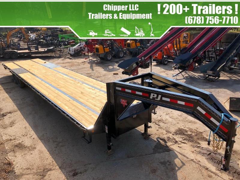NEED VIN 2021 PJ 8.5x40 25k 40' Gooseneck Deckover Hotshot Straight Deck NEED VIN 2021 PJ 8.5x40 25k 40' Gooseneck Deckover Hotshot Straight Deck