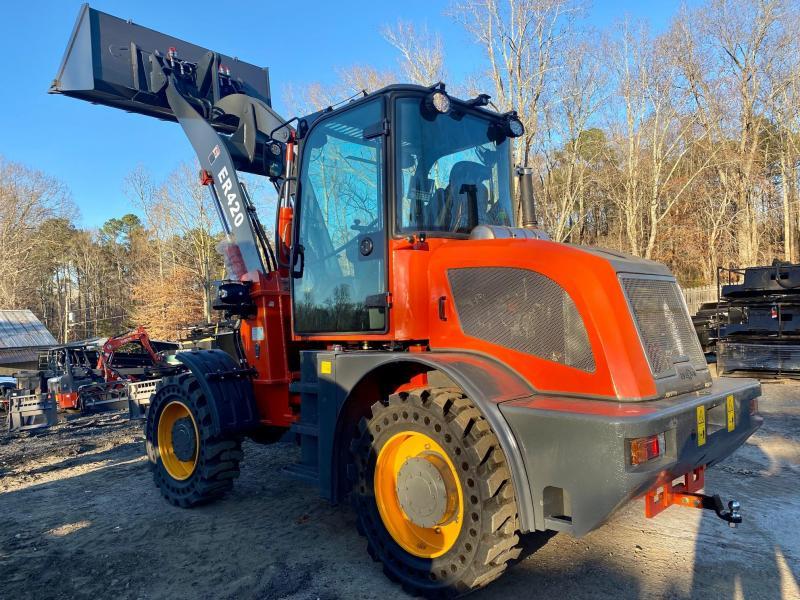 2021 Everun ER420 Articulating Wheel Loader, 74HP Cummins, Cab Heat/Air 2021 Everun ER420 Articulating Wheel Loader, 74HP Cummins, Cab Heat/Air