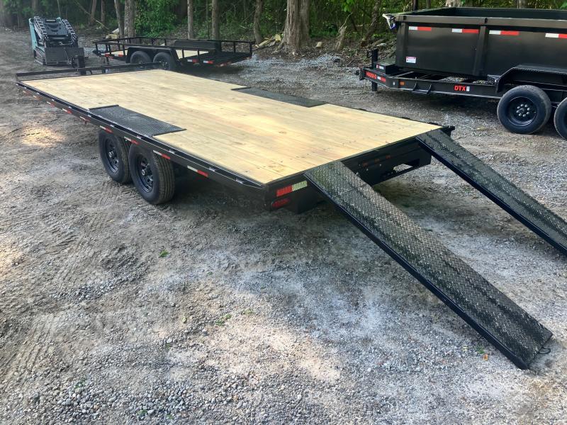 2024 Down To Earth 8.5x20 10k 5 Ton LowPro Flatbed Deckover Trailer