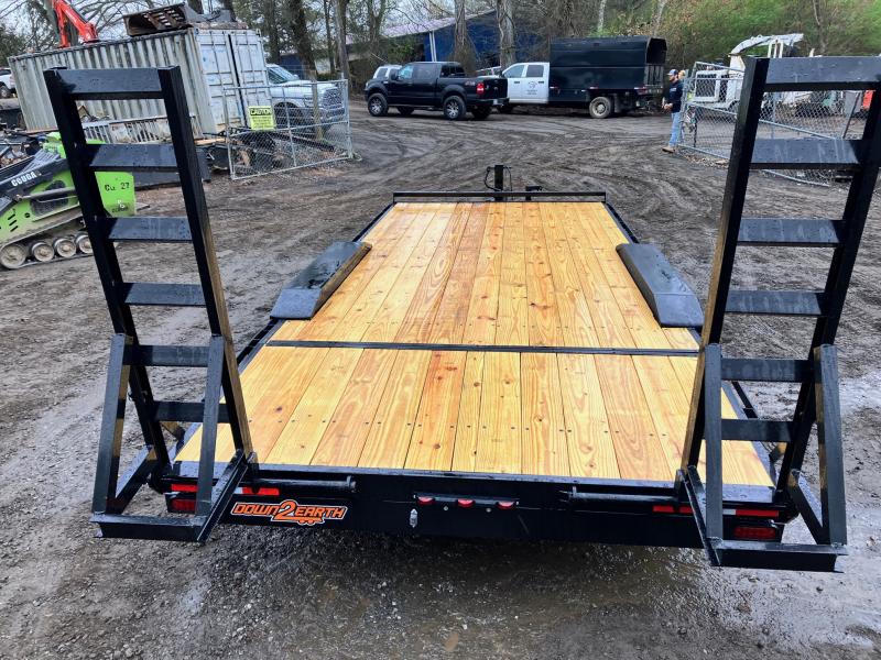 2024 Down To Earth 8.5x20 14k 7 Ton LowPro Driveover Superwide Trailer