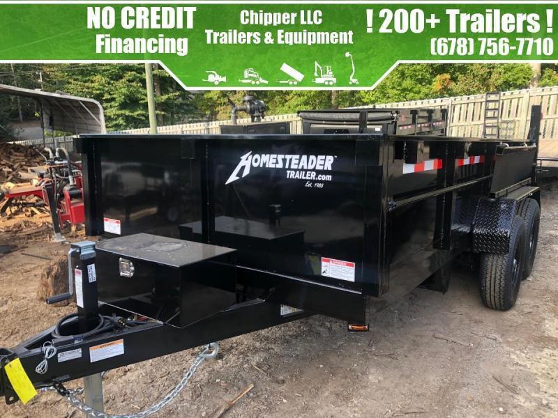2021 Homesteader 7x12 14K 2ft Barn Door Spread Gate Dump Trailer 2021 Homesteader 7x12 14K 2ft Barn Door Spread Gate Dump Trailer