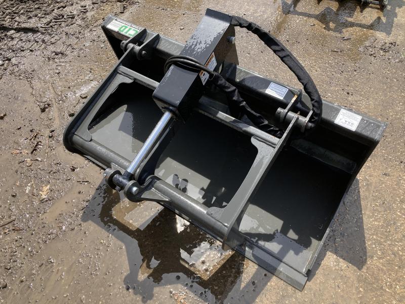 54 Solid Floor Single Cylinder Grapple Smooth CID DGB54 Mini Skid Steer