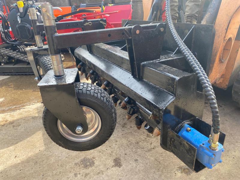 Iron Rhino 60 Power Rake Soil Cultivator Harley Rake Skid Steer Attachment