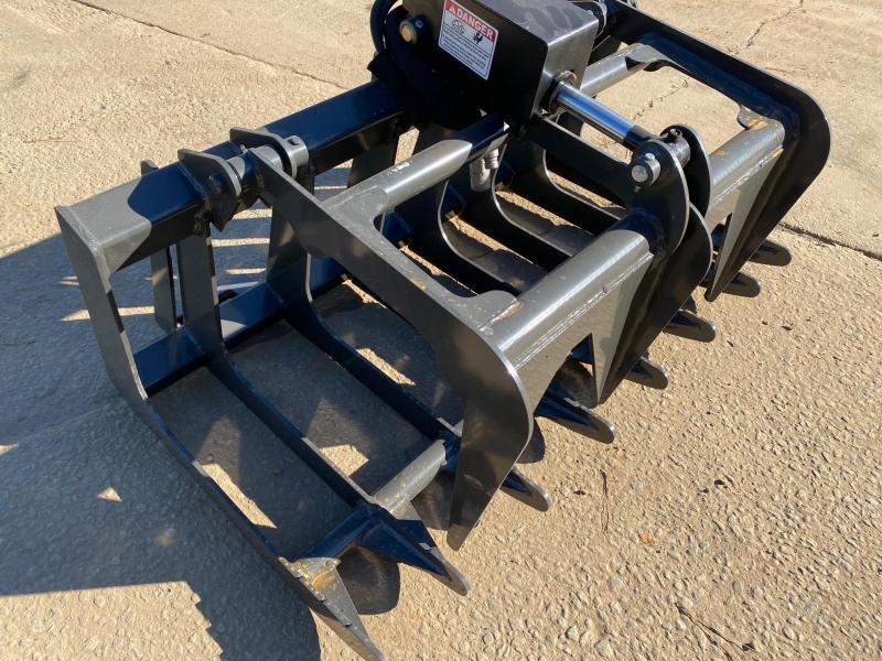 48" Single Cylinder Root Grapple CID MTRG48 MT55/MT85 Mini Skid Steer