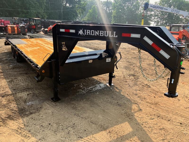 2024 Iron Bull 20+5 8.5x25 Flatbed Deckover Gooseneck Trailer, Rampage