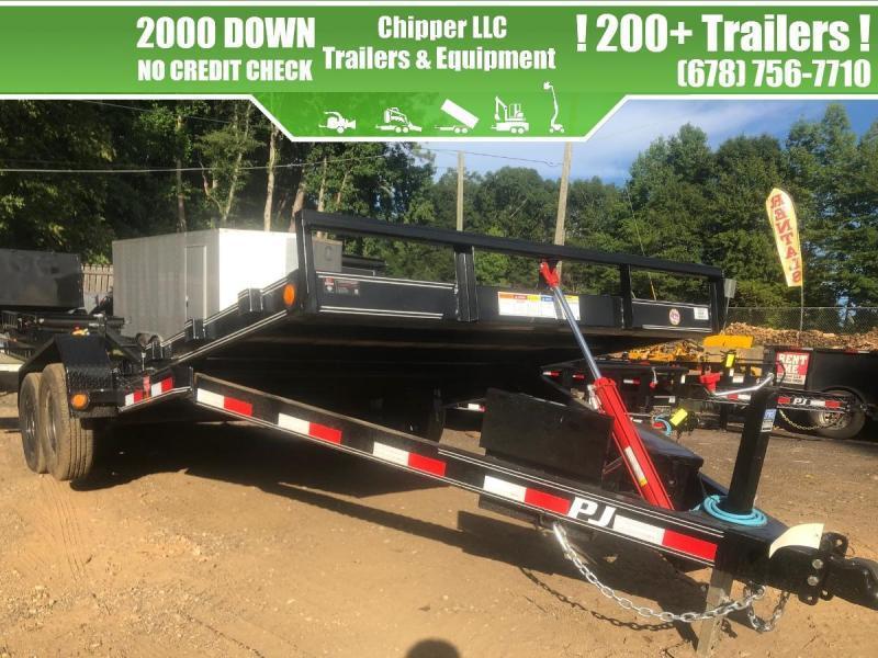 2022 PJ Trailers 7x22 10K Full Deck Power Tilt Equipment Trailer Car Trailer 5JHSy0