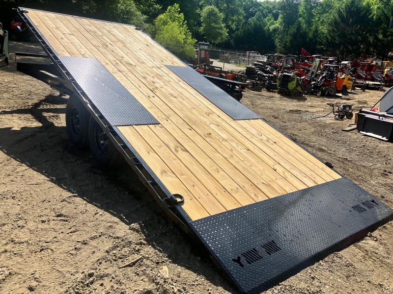 2023 Iron Bull Trailers 8.5x22 8x22 16k 8 Ton Full Power Tilt Dual Cylinder Deckover Equipment