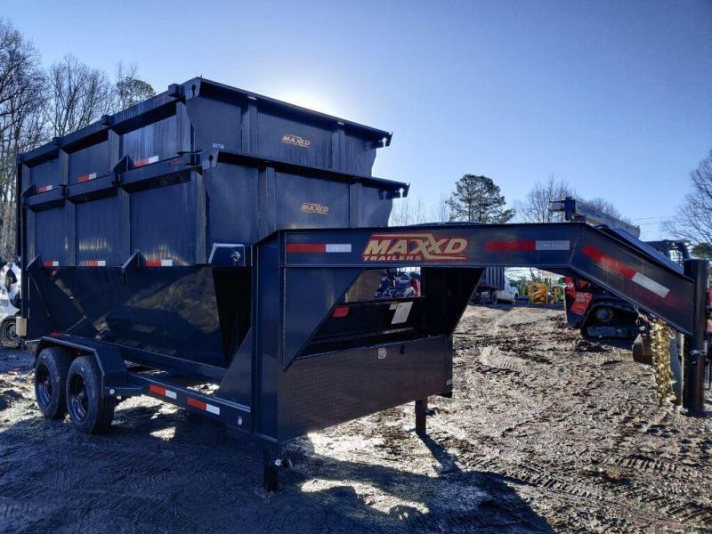 2021 MAXXD ROX 16K Roll Off Gooseneck Dump Trailer