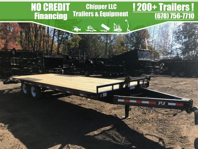 2022 PJ 8.5x22 16k Deckover Equipment Trailer Fold Up Ramps 2022 PJ 8.5x22 16k Deckover Equipment Trailer Fold Up Ramps
