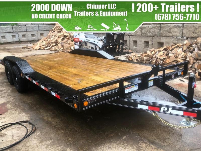 2021 PJ 8.5x20 10K Drive Over Fender Equipment Trailer Slide Outs 2021 PJ 8.5x20 10K Drive Over Fender Equipment Trailer Slide Outs