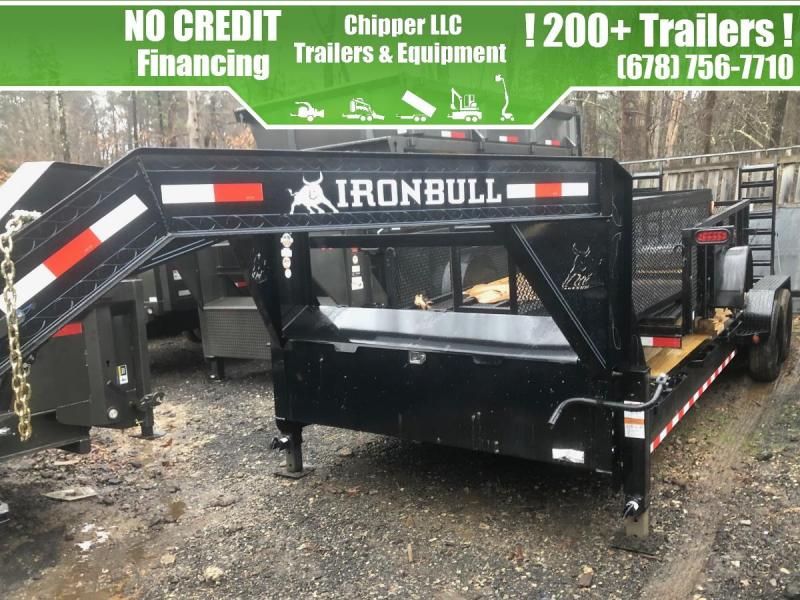 2021 Ironbull 7x24 14k Gooseneck Equipment Trailer Stand Up Ramps 2021 Ironbull 7x24 14k Gooseneck Equipment Trailer Stand Up Ramps