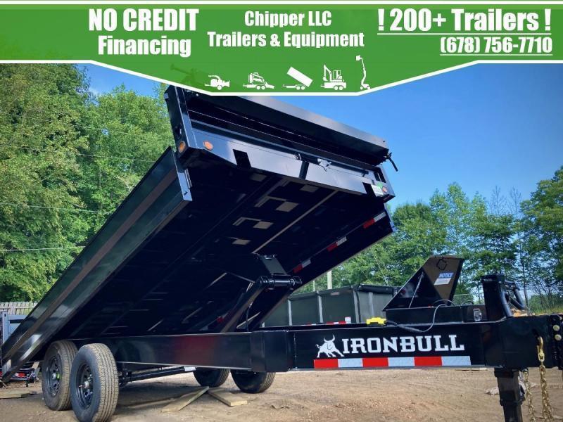 2022 Iron Bull 8x16 14K Fold Down Sides Deckover Dump Dump Trailer 2022 Iron Bull 8x16 14K Fold Down Sides Deckover Dump Dump Trailer