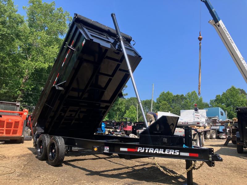 2024 PJ 7x14 14K 4ft 8 Ton Telescopic Barn Door Spread Gate Dump