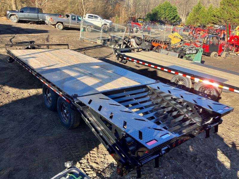 2022 Southern 8.5x24 14k 7 Ton 3ft Dove Stand Up Ramps Deckover