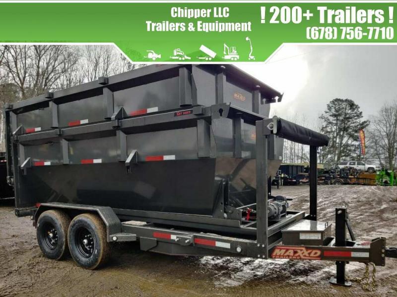 2021 MAXXD ROX 16K Roll Off Bumperpull Dump Trailer Near Me