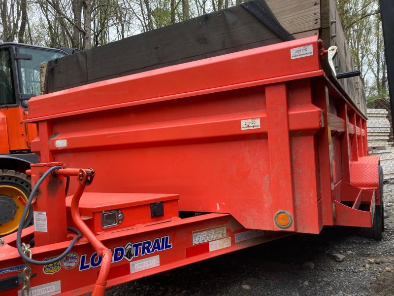 2021 Load Trail REPO 7x14 4ft 14k 7 Ton 2+2 Wood Sides Orange Dump Trailer 2021 Load Trail REPO 7x14 4ft 14k 7 Ton 2+2 Wood Sides Orange Dump Trailer