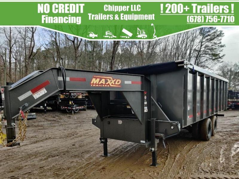 2021 MaxxD 8x20 22.5K 4ft Gooseneck Dual Tandem Dump Trailer 2021 MaxxD 8x20 22.5K 4ft Gooseneck Dual Tandem Dump Trailer