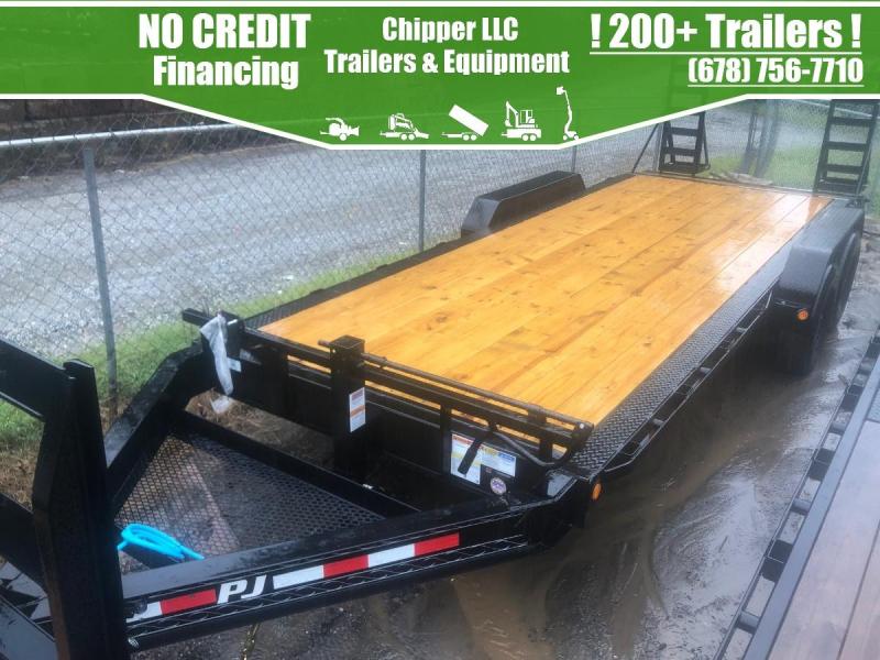 2021 PJ 7x20 16k Equipment Trailer Fold Up Ramps 2021 PJ 7x20 16k Equipment Trailer Fold Up Ramps
