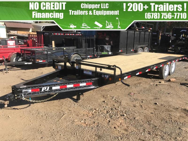 2021 PJ 8.5x20 14k Deckover Equipment Trailer Fold Up Ramps 2021 PJ 8.5x20 14k Deckover Equipment Trailer Fold Up Ramps