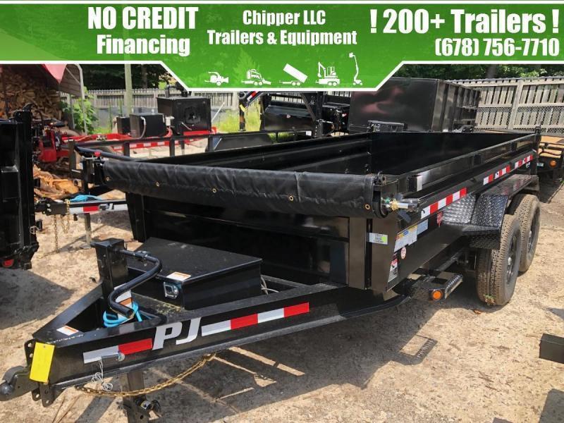 2021 PJ Trailers 7x16 2ft 14k 7 Ton Low Pro Ramps Scissor Dump Trailer 2021 PJ Trailers 7x16 2ft 14k 7 Ton Low Pro Ramps Scissor Dump Trailer