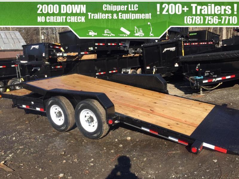 2022 PJ Trailers 7x20 14k 7 ton Tilt Deck Equipment / Car Hauler Gravity Partial Deck Removable Fenders rcYvlA