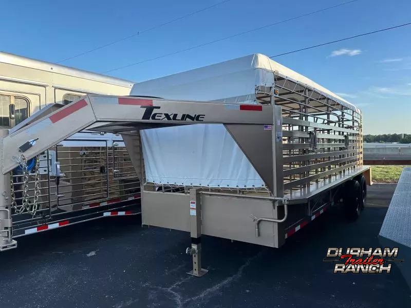 2025 Texline  20' Gooseneck Stock  Trailer