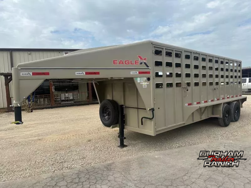 2026 RawMaxx 20' Gooseneck Eagle X Stock Trailer