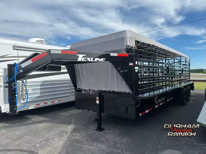 2025 Texline 24' GN Stock  Trailer