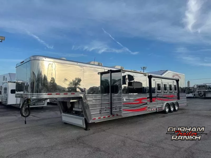 2014 Bloomer 4H, 18'9"SW, Outlaw Conversion LQ with Slide Out Horse Trailer 1751319915