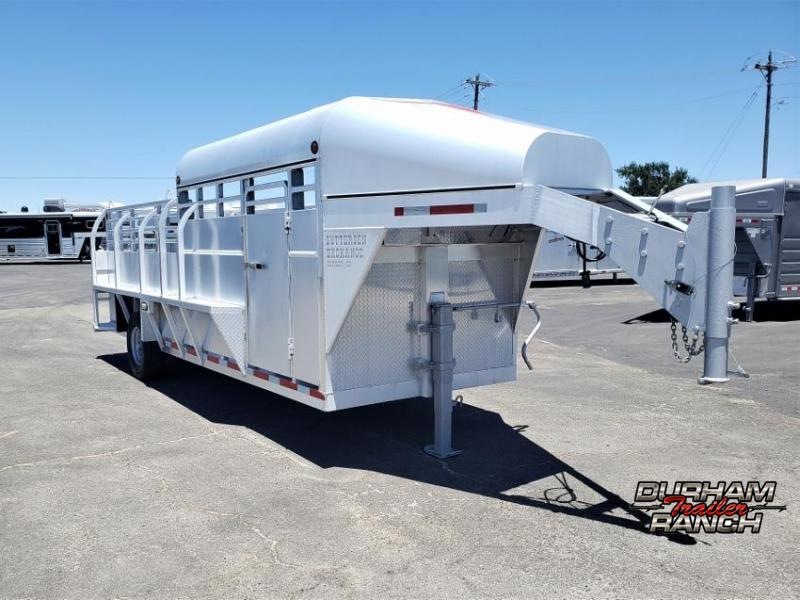 2001 Medora 18' Half Top Livestock Trailer 2001 Medora 18' Half Top Livestock Trailer