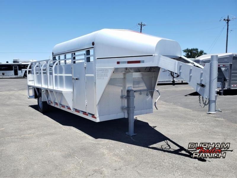 2001 Medora 18' Half Top Livestock Trailer 2001 Medora 18' Half Top Livestock Trailer