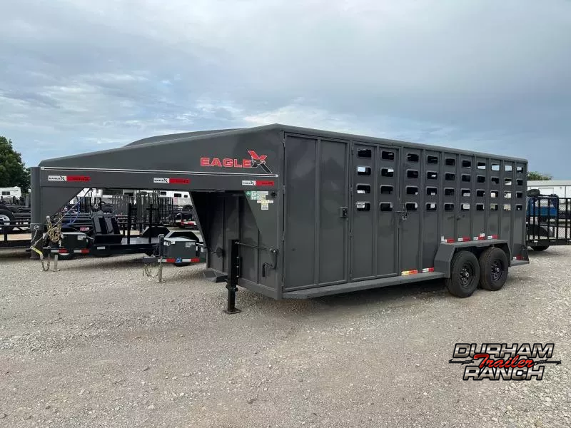 2026 RawMaxx 20' Gooseneck Eagle X Stock Trailer