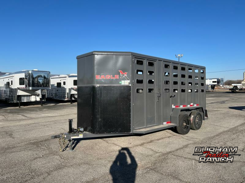 2025 RawMaxx Eagle X 16' Bumper Pull  Stock Trailer