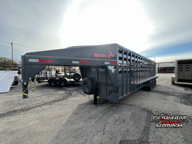 2025 RawMaxx Eagle X  28' Tri-Axle Stock Trailer 1735336089