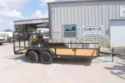 2025 TEXAS BRAGG 77"X16' Square Tubing Top Utility Trailer 