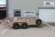 2025 Texas Bragg 83"X14' Pipe Top Utility Trailer 