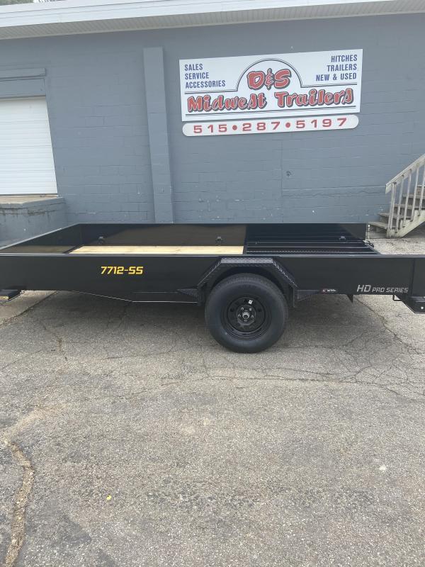Doolittle 77x12 Single Axle Utility Trailer W/Solid Sides Doolittle 77x12 Single Axle Utility Trailer W/Solid Sides