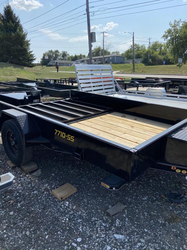 Doolittle 77x10 Single Axle Utility Trailer W/Solid Sides D and S Midwest Trailers Des