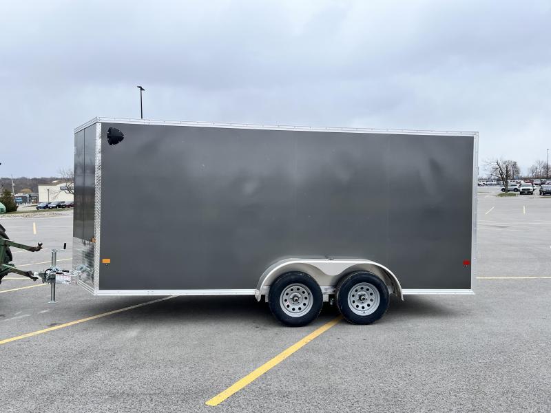 2022 EZ Hauler 7x16 Cargo Trailer with Ramp Door D and S Midwest
