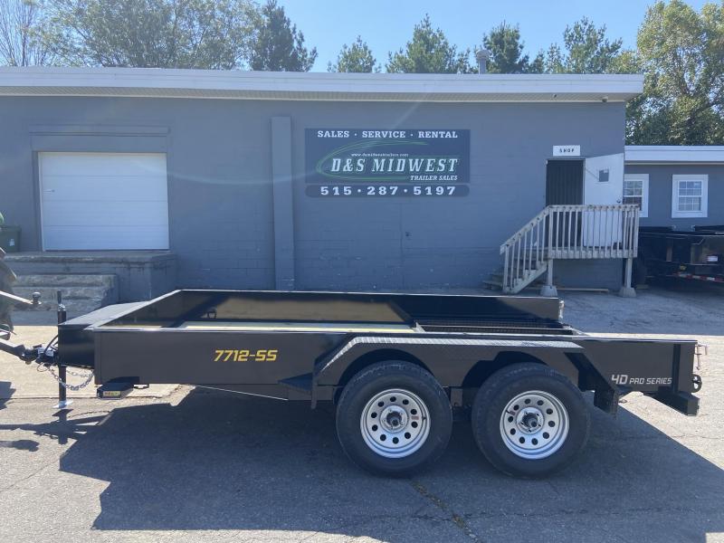 Doolittle 77x12 Tandem Axle Utility Trailer W/Solid Sides Doolittle 77x12 Tandem Axle Utility Trailer W/Solid Sides